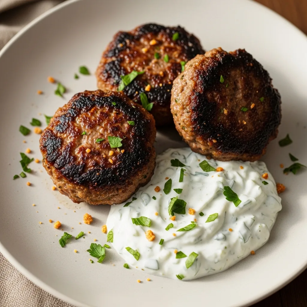 Lamb-Kofta with Tzatziki