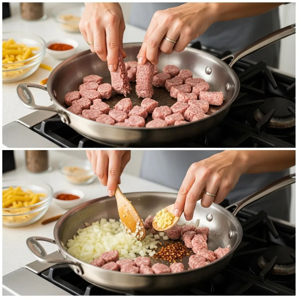 Pasta Dinners With Sausage 2 Pasta Dinners With Sausage