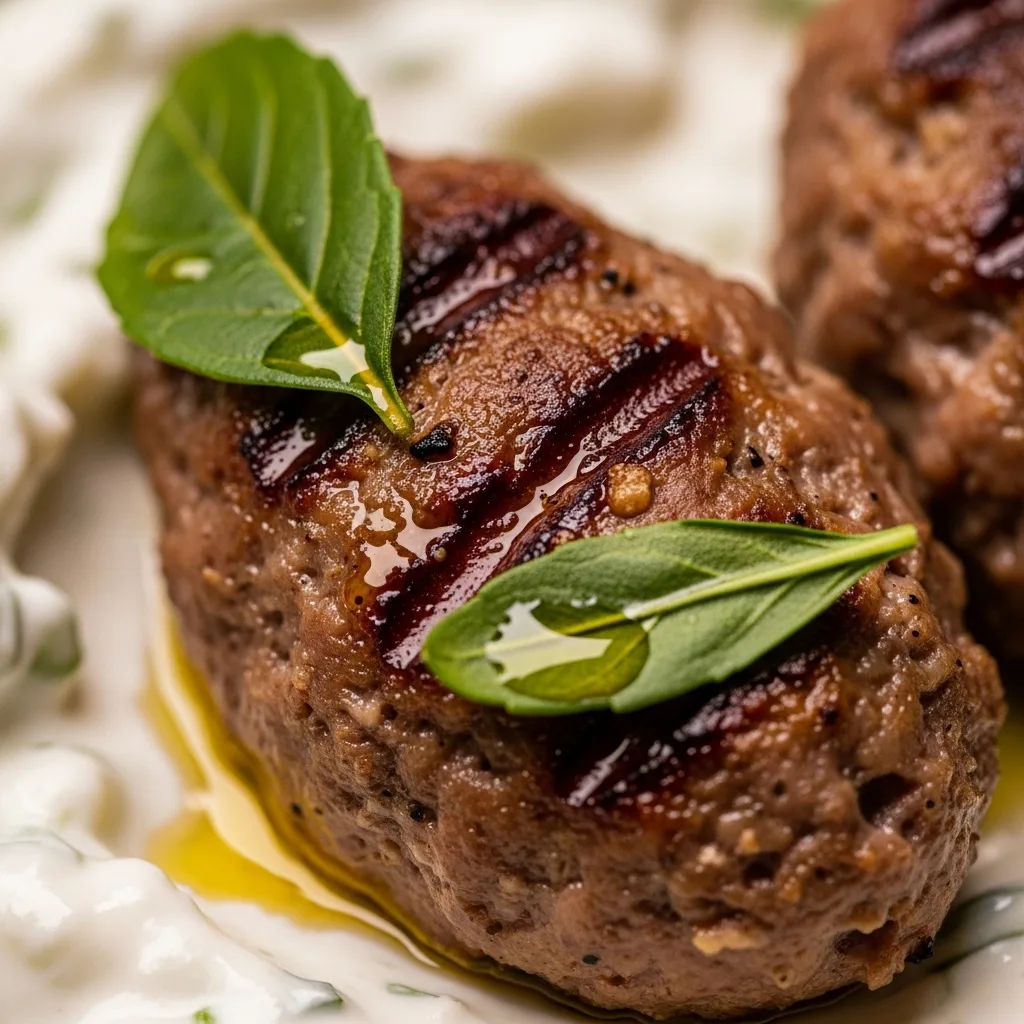 Lamb-Kofta with Tzatziki