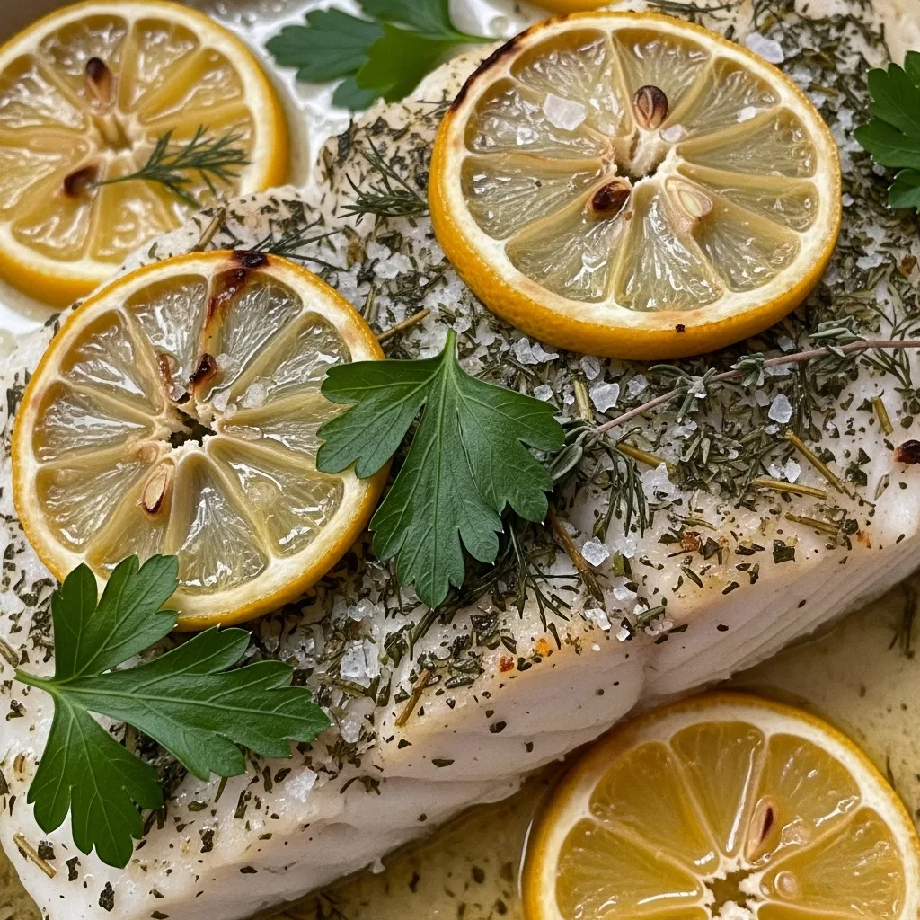 Baked Lemon Herb Cod