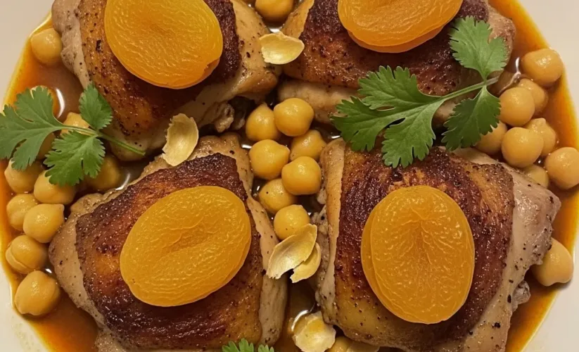 Moroccan Chicken with Chickpeas