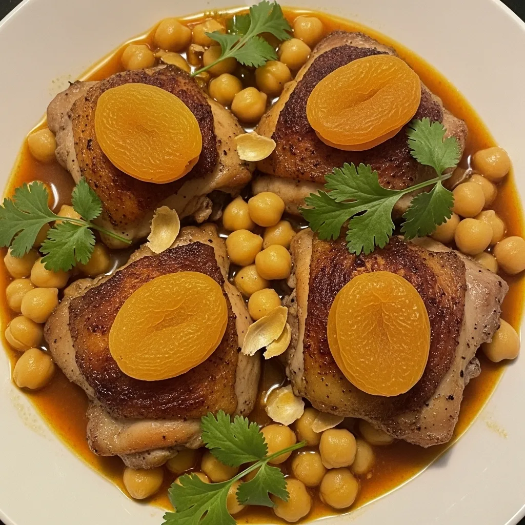 Moroccan Chicken with Chickpeas