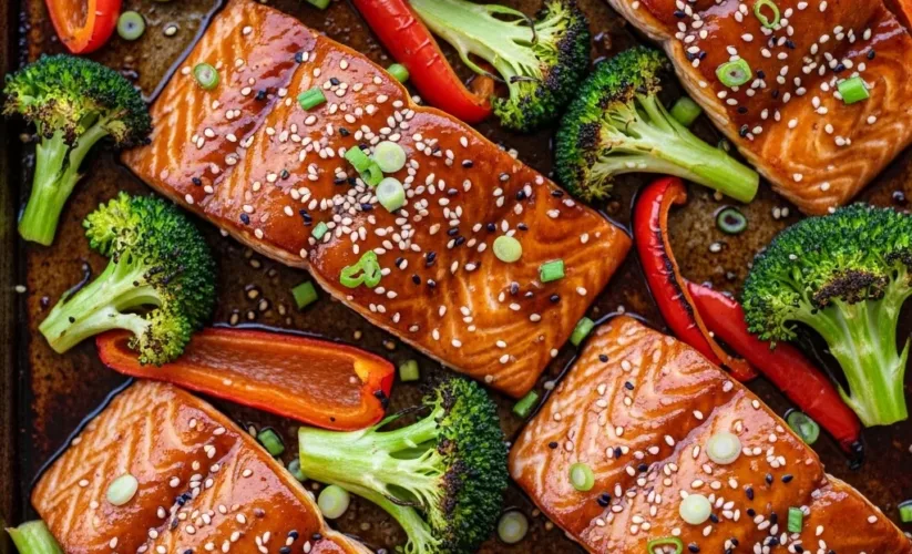 Sheet Pan Teriyaki Salmon