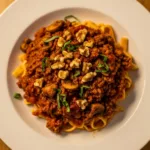 Vegan Mushroom Walnut Bolognese