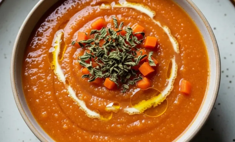 One Pot Turkish Red Lentil Soup