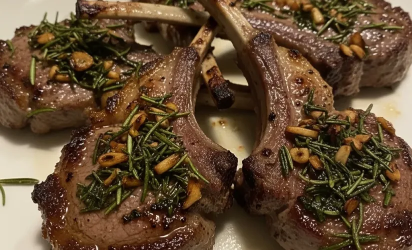 Rosemary Garlic Lamb Chops