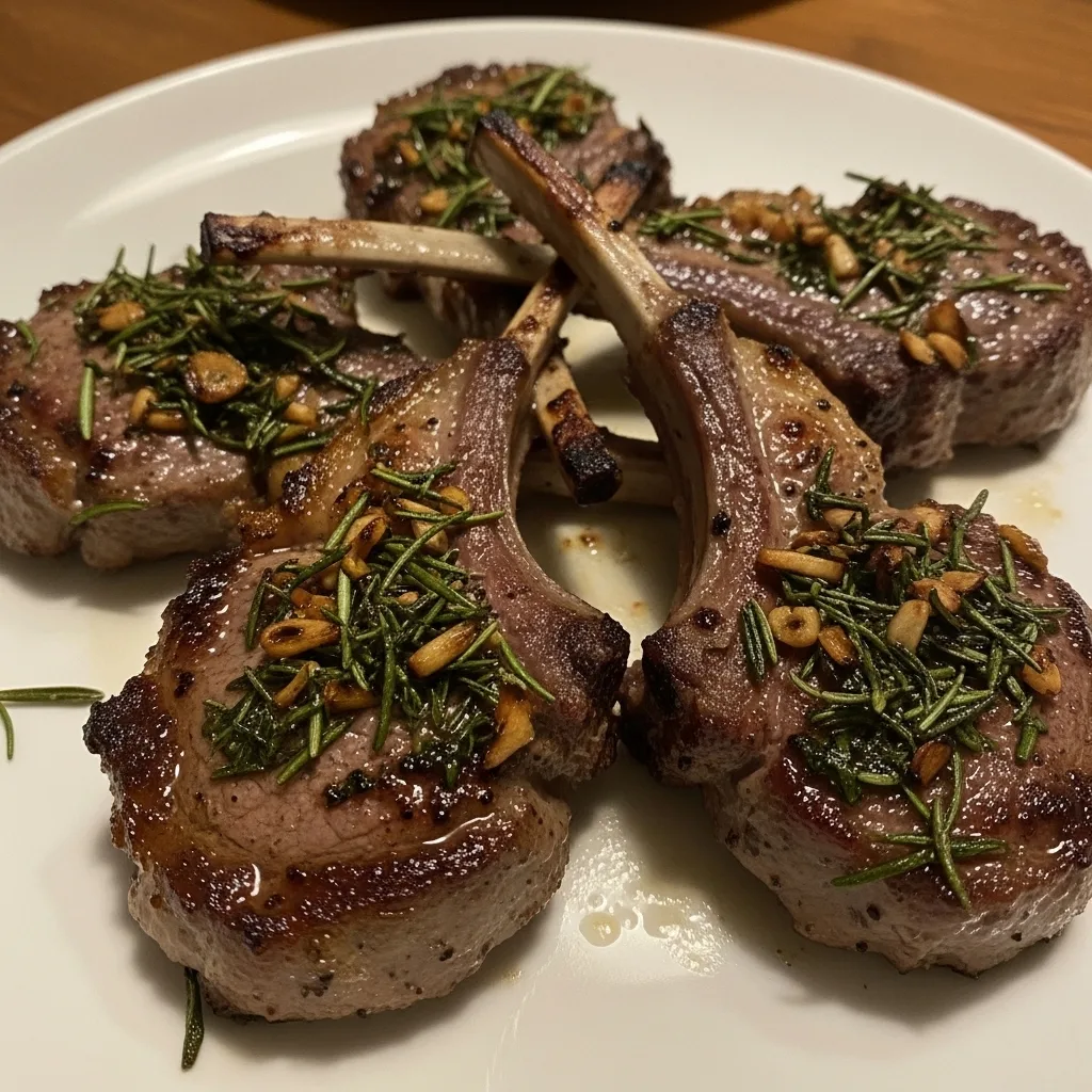 Rosemary Garlic Lamb Chops