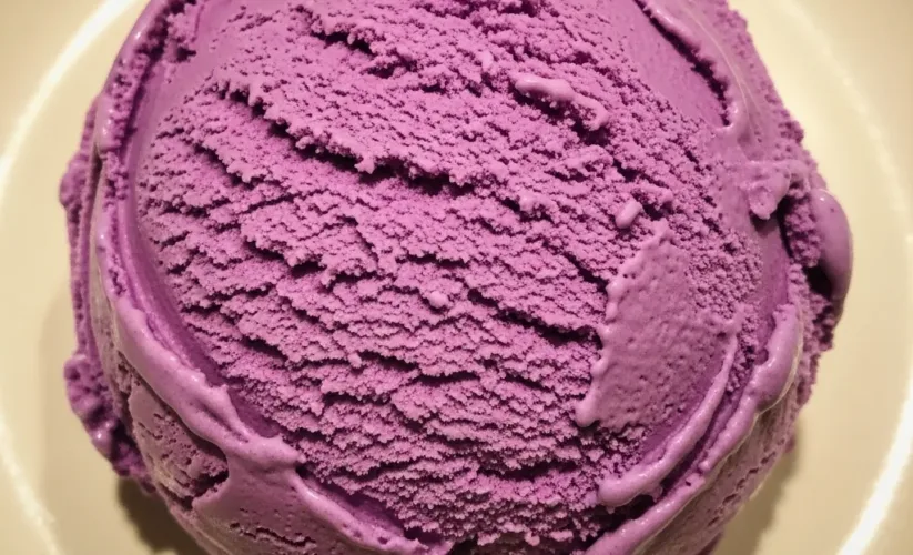 Ube Purple Yam Ice Cream