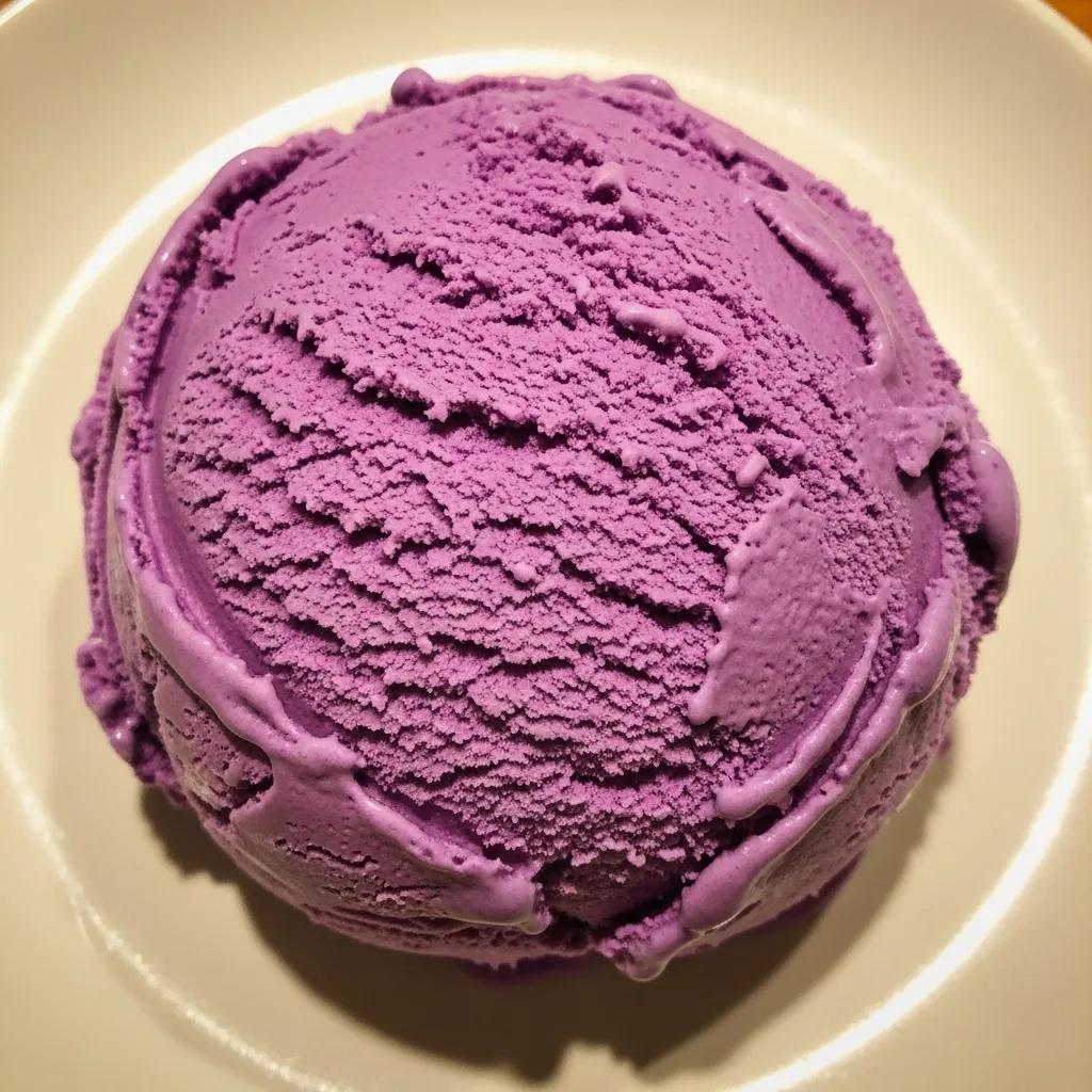 Ube Purple Yam Ice Cream