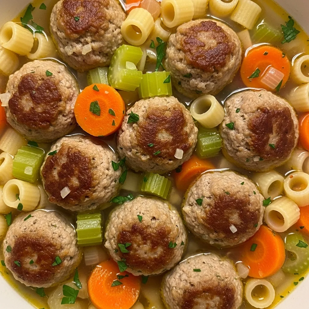 Slow Cooker Turkey Meatball Soup