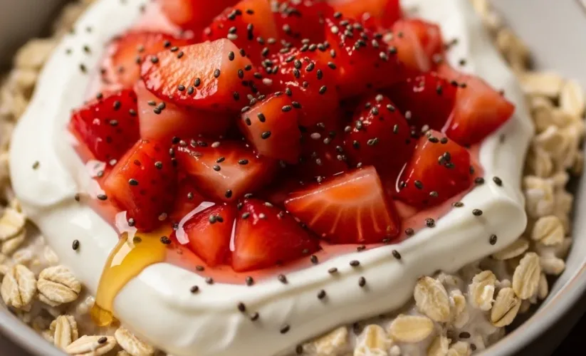 Strawberry Overnight Oats