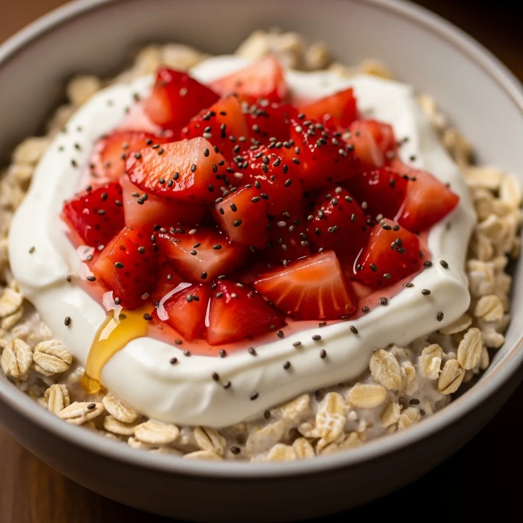 Strawberry Overnight Oats