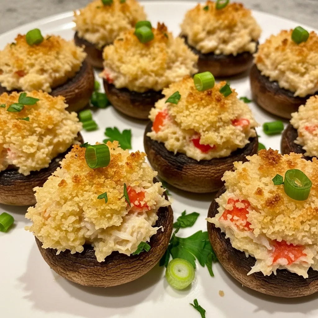 Crab Stuffed Mushrooms