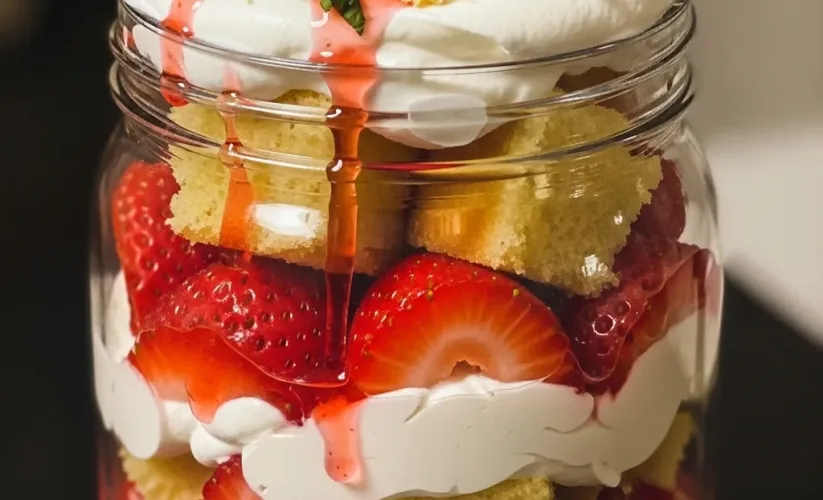 Strawberry Shortcake Trifle