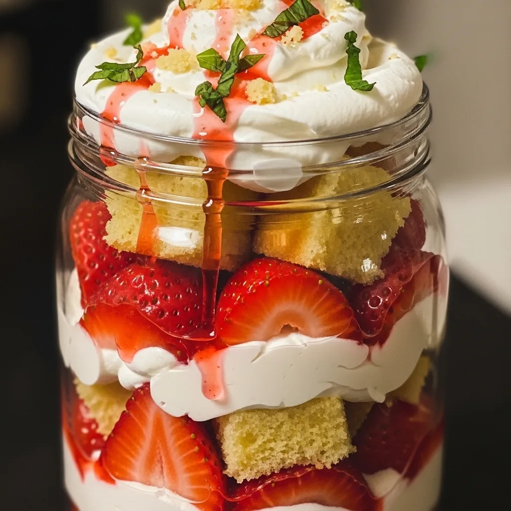Strawberry Shortcake Trifle