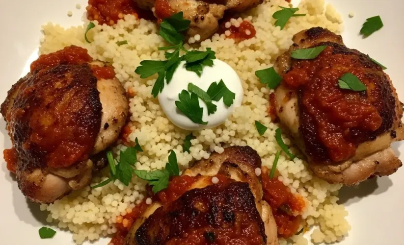 Harissa Chicken with Couscous