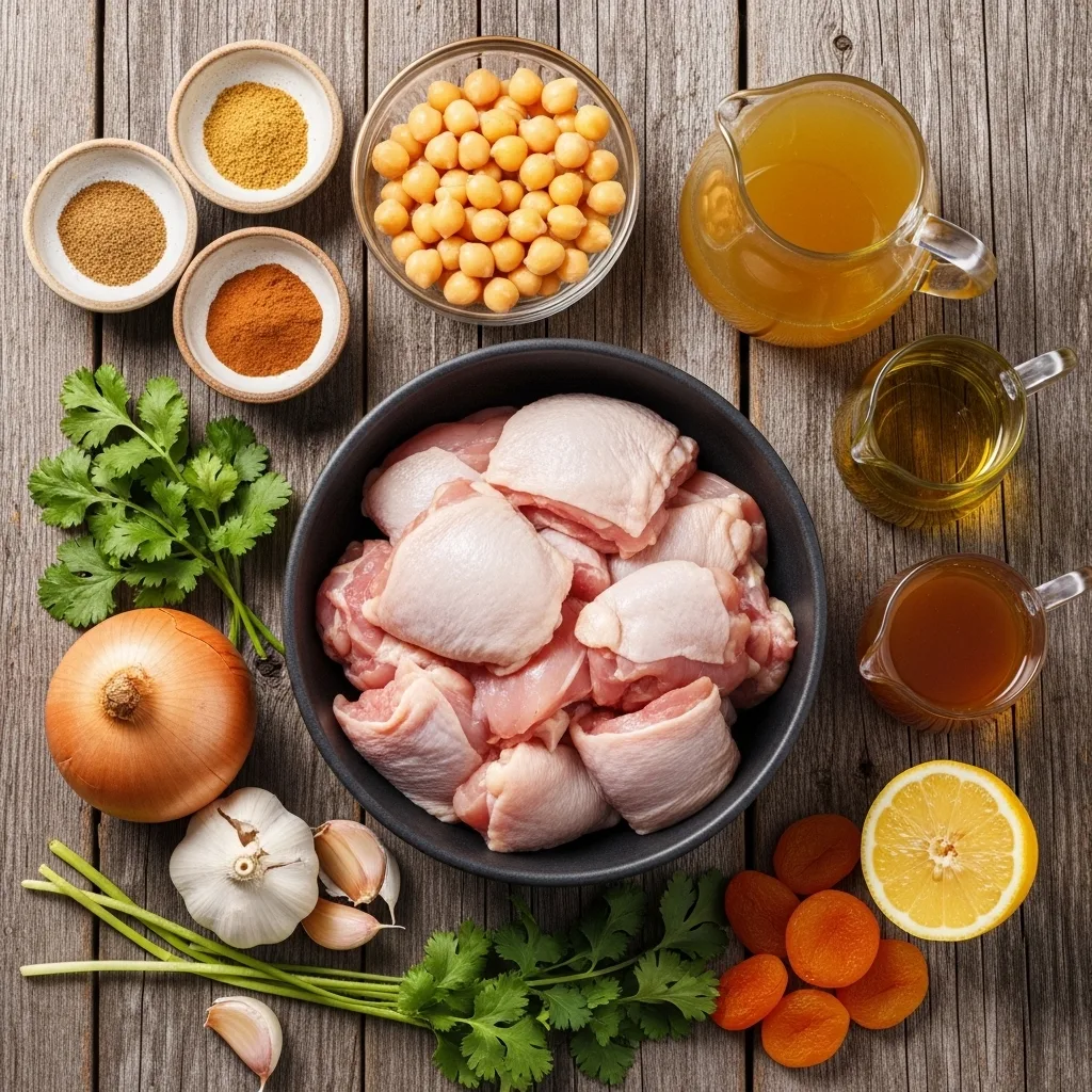 Moroccan Chicken with Chickpeas