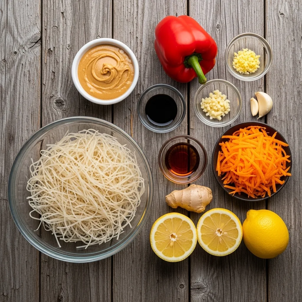Vegan Thai Peanut Noodles 8 Vegan Thai Peanut Noodles