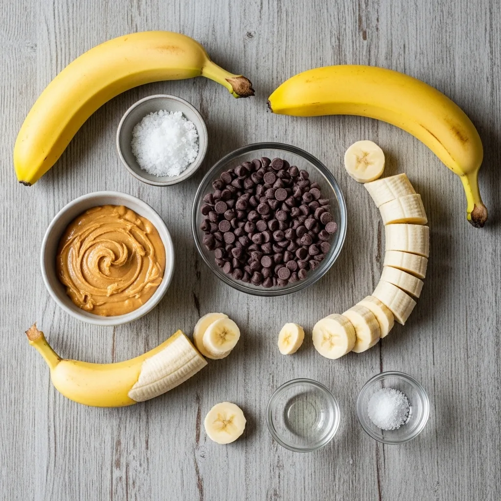 frozen banana bites with chocolate