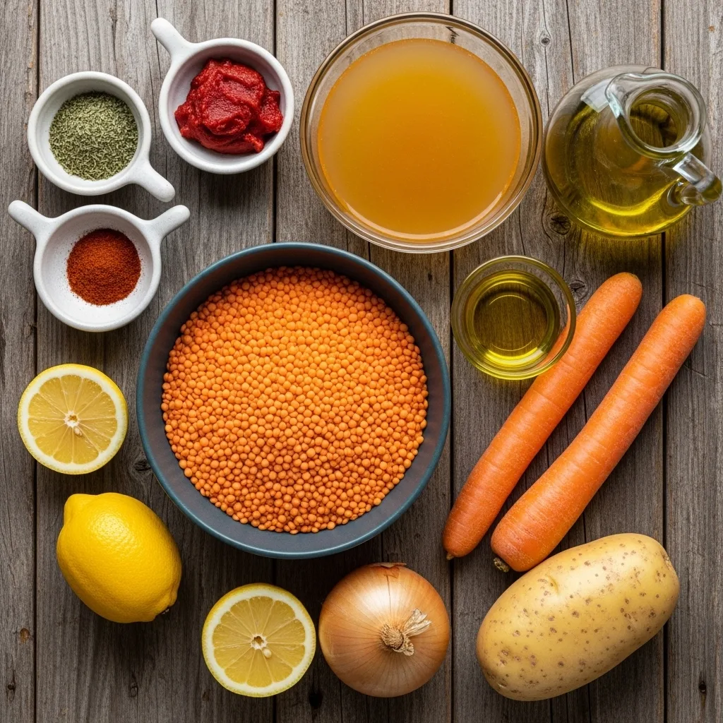 One Pot Turkish Red Lentil Soup