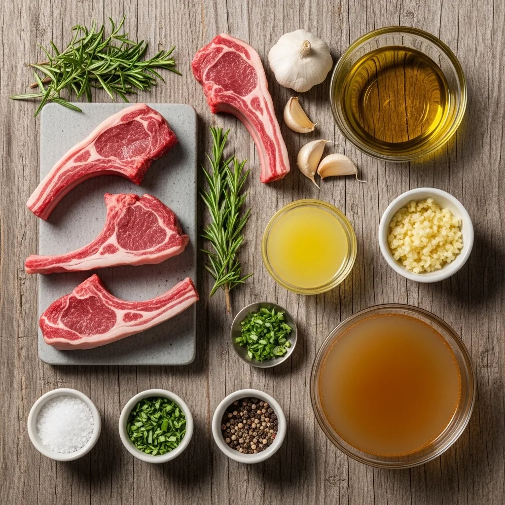 Rosemary Garlic Lamb Chops 8 Rosemary Garlic Lamb Chops