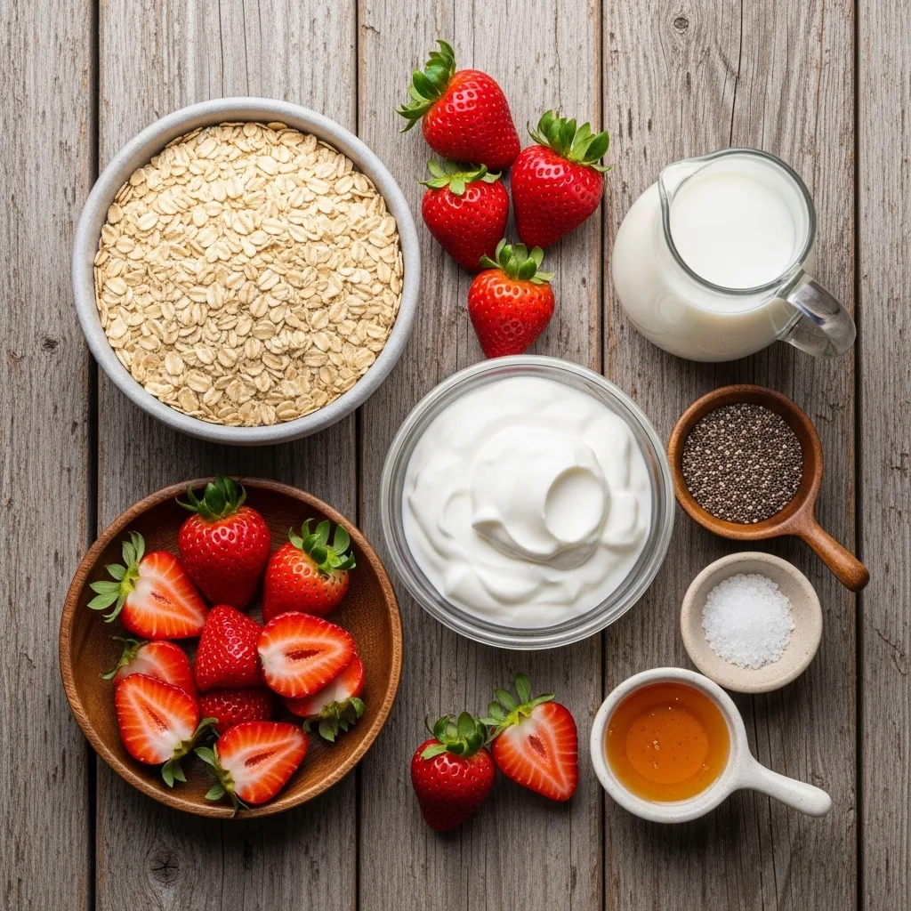 Strawberry Overnight Oats