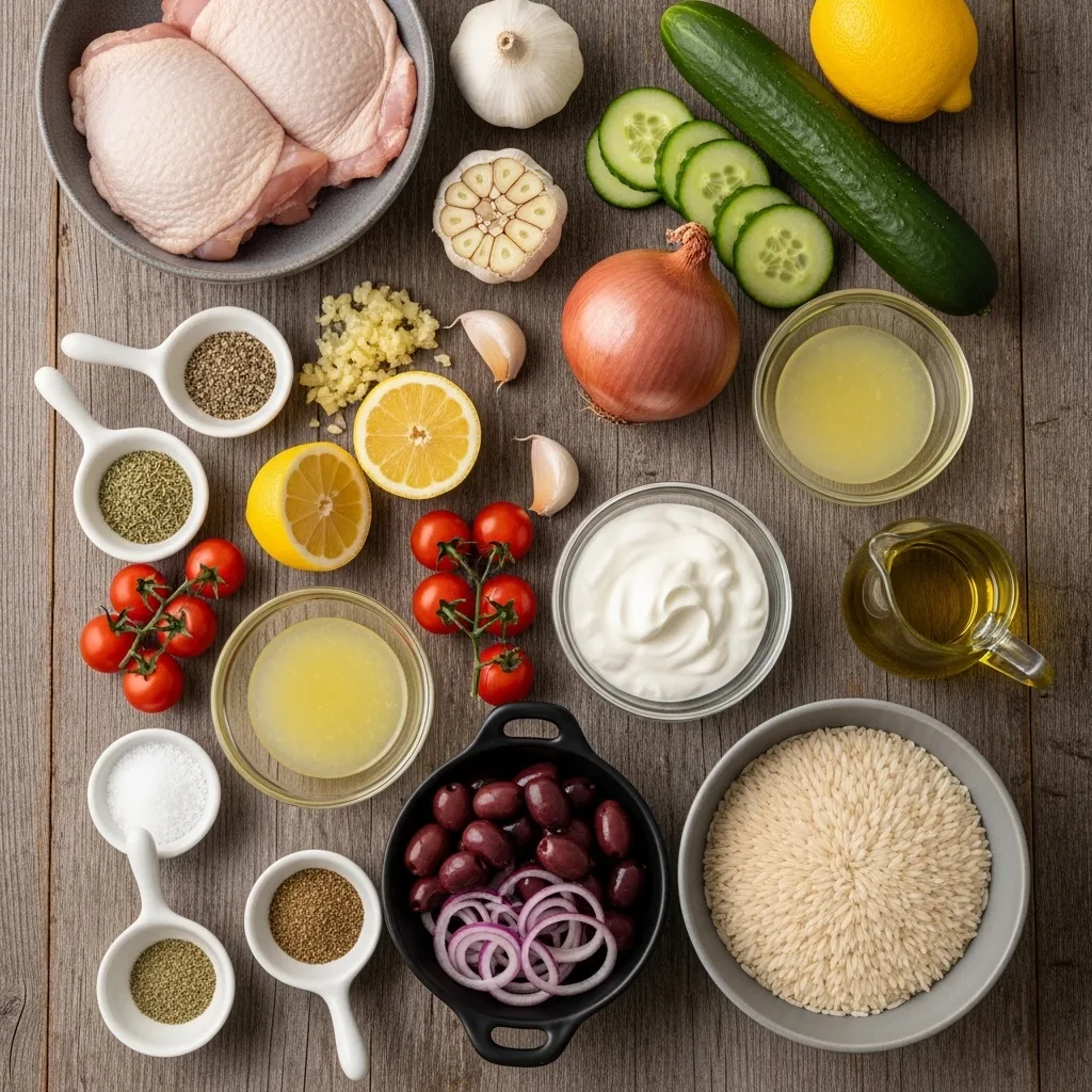 Chicken Gyro Bowl