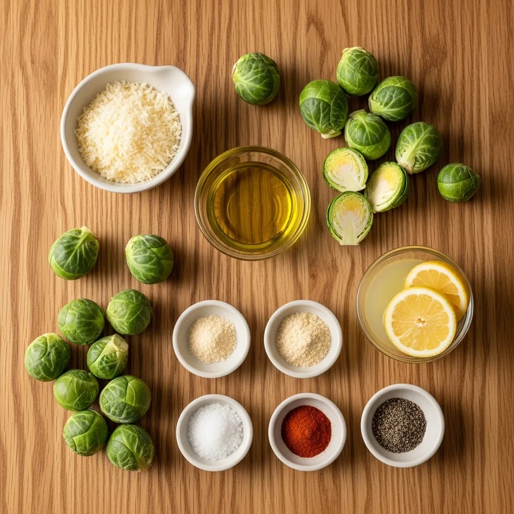 Air Fryer Parmesan Brussels Sprouts