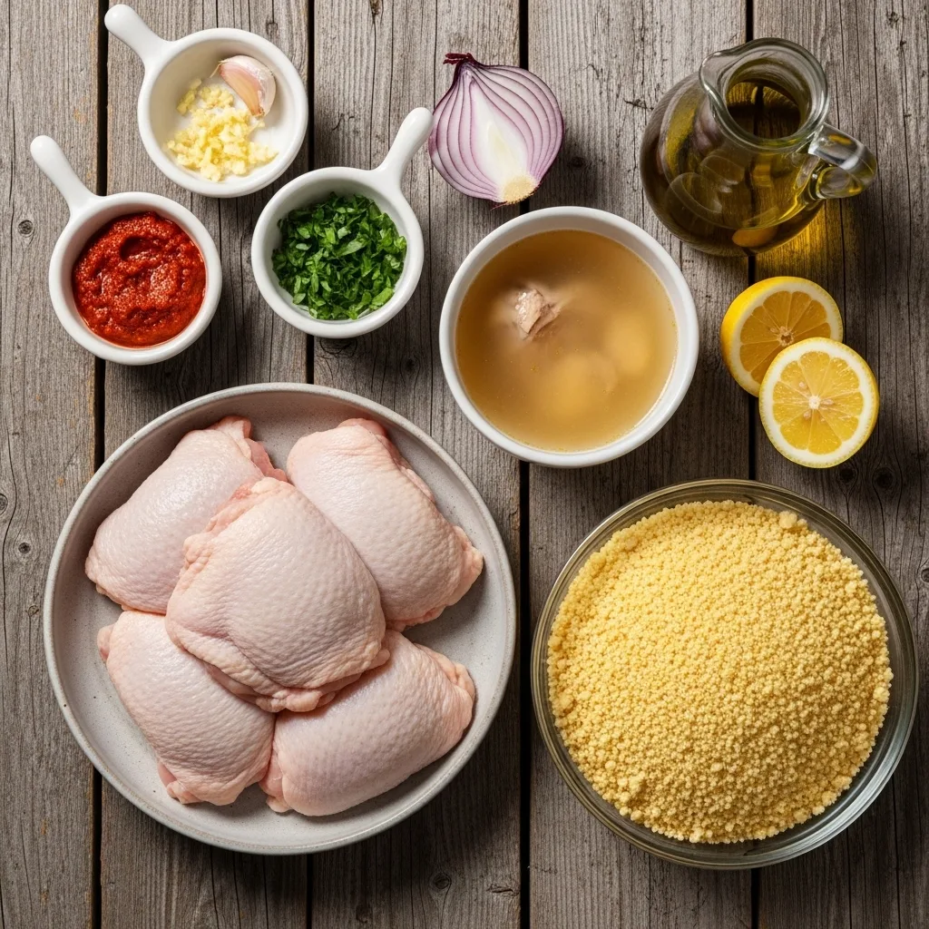 Harissa Chicken with Couscous