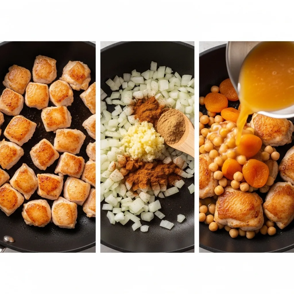 Moroccan Chicken with Chickpeas
