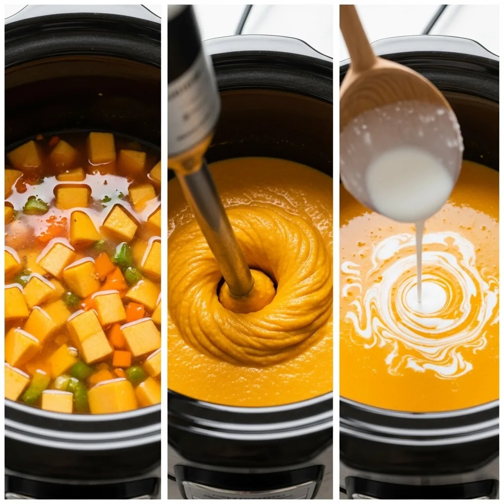 Crockpot Butternut Squash Soup