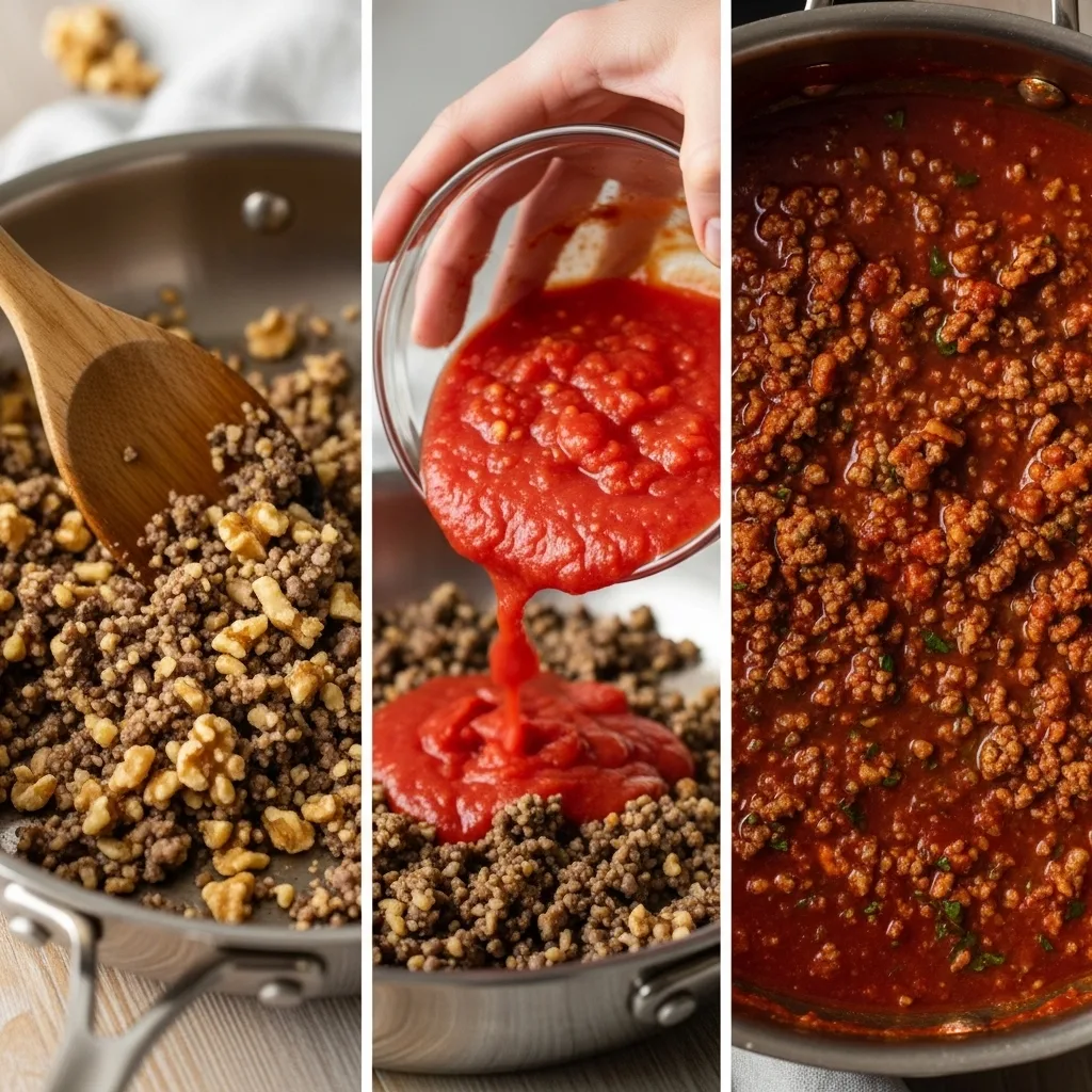 Vegan Mushroom Walnut Bolognese