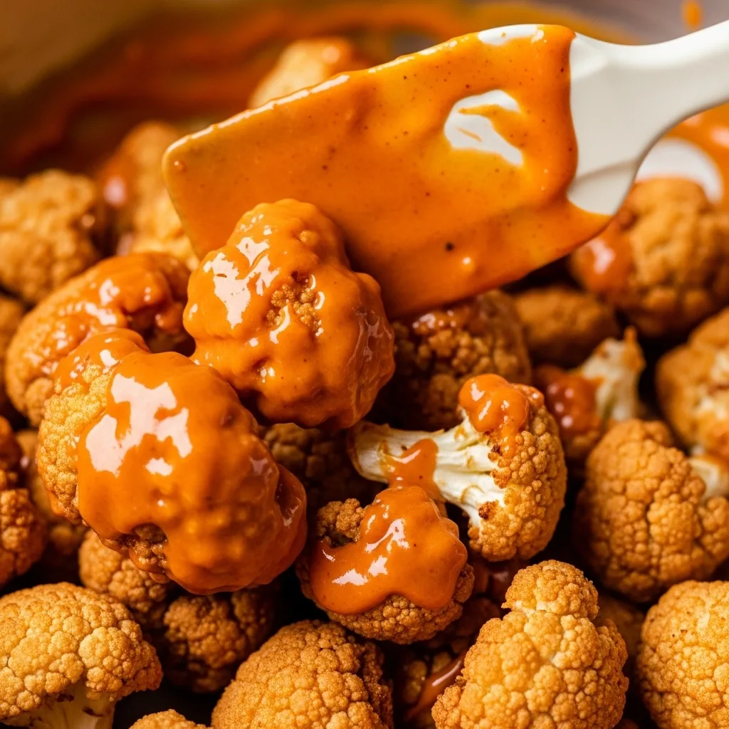 Air Fryer Cauliflower Buffalo Wings