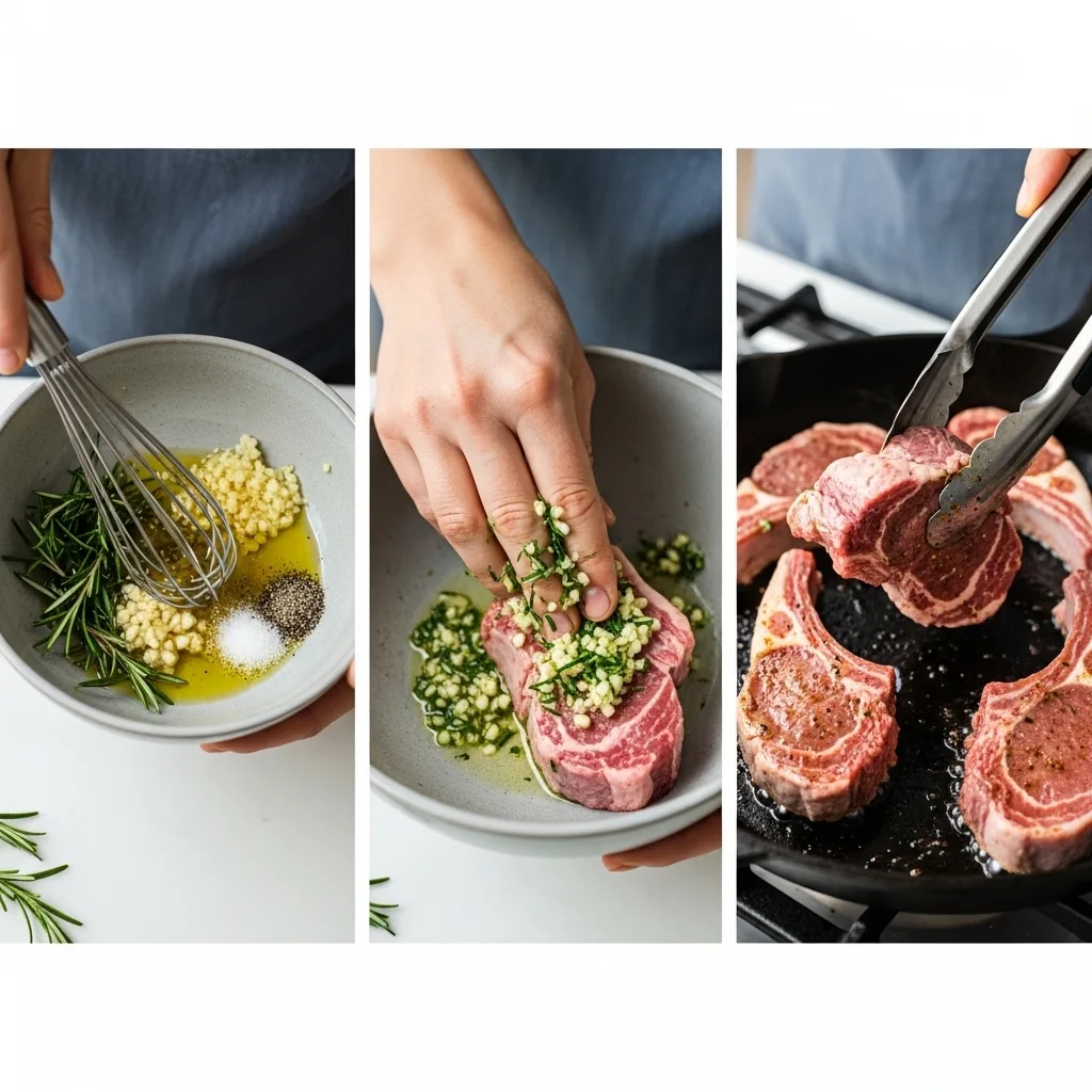 Rosemary Garlic Lamb Chops 9 Rosemary Garlic Lamb Chops