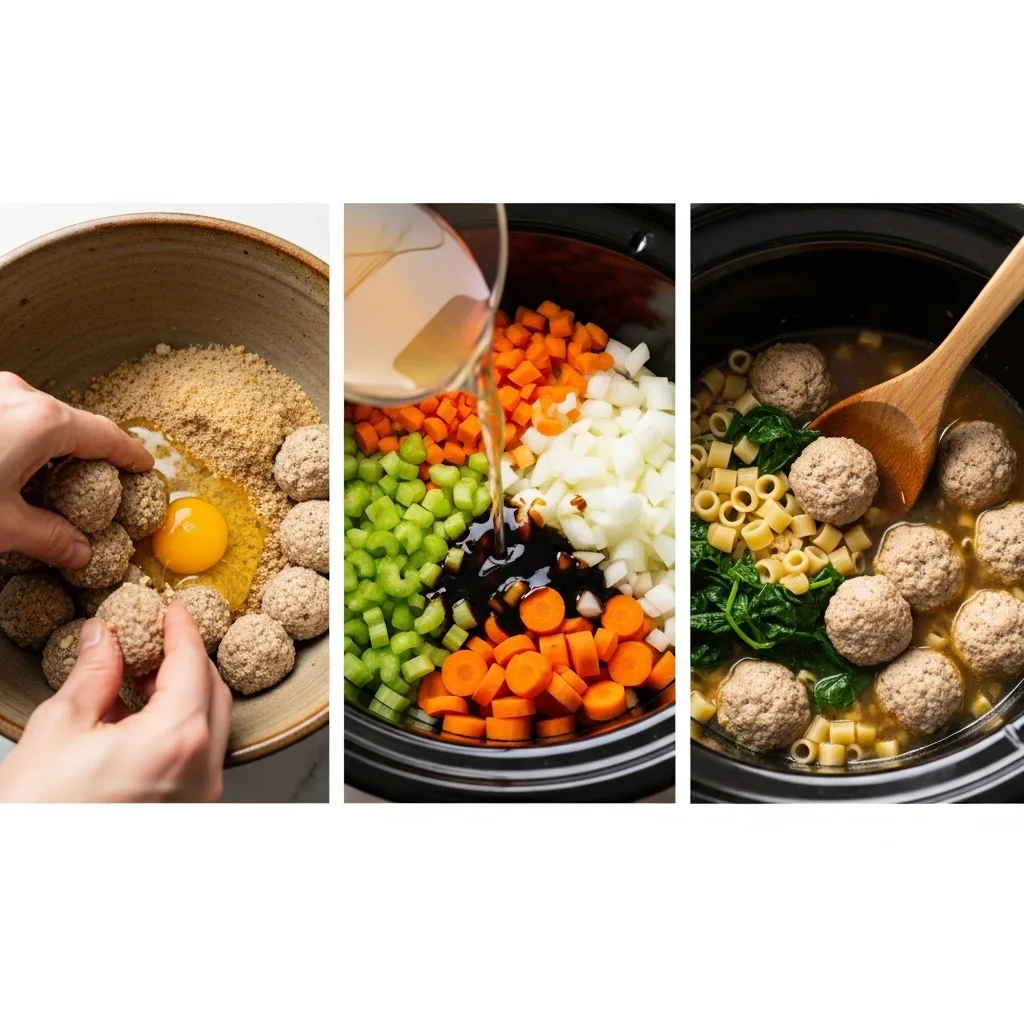 Slow Cooker Turkey Meatball Soup 9 Slow Cooker Turkey Meatball Soup