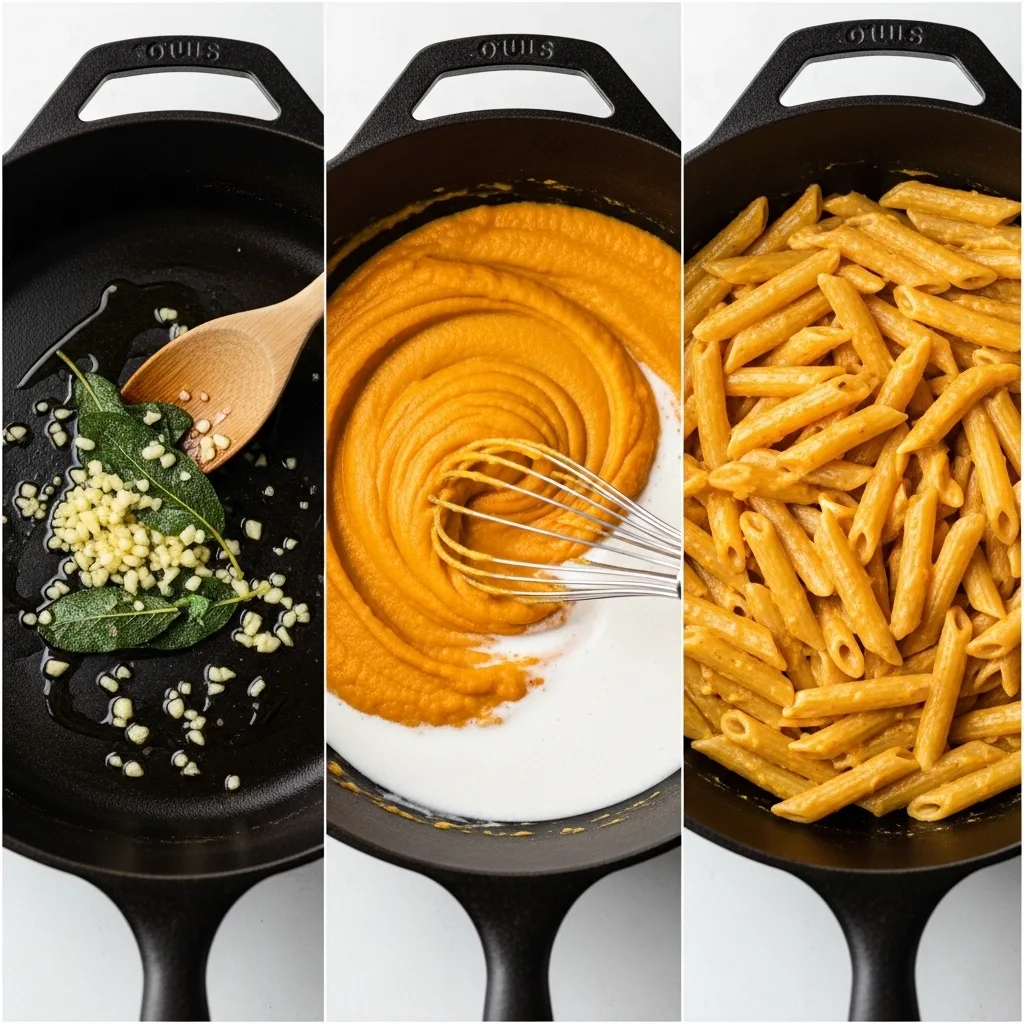 Creamy Vegan Pumpkin Pasta 9 Creamy Vegan Pumpkin Pasta