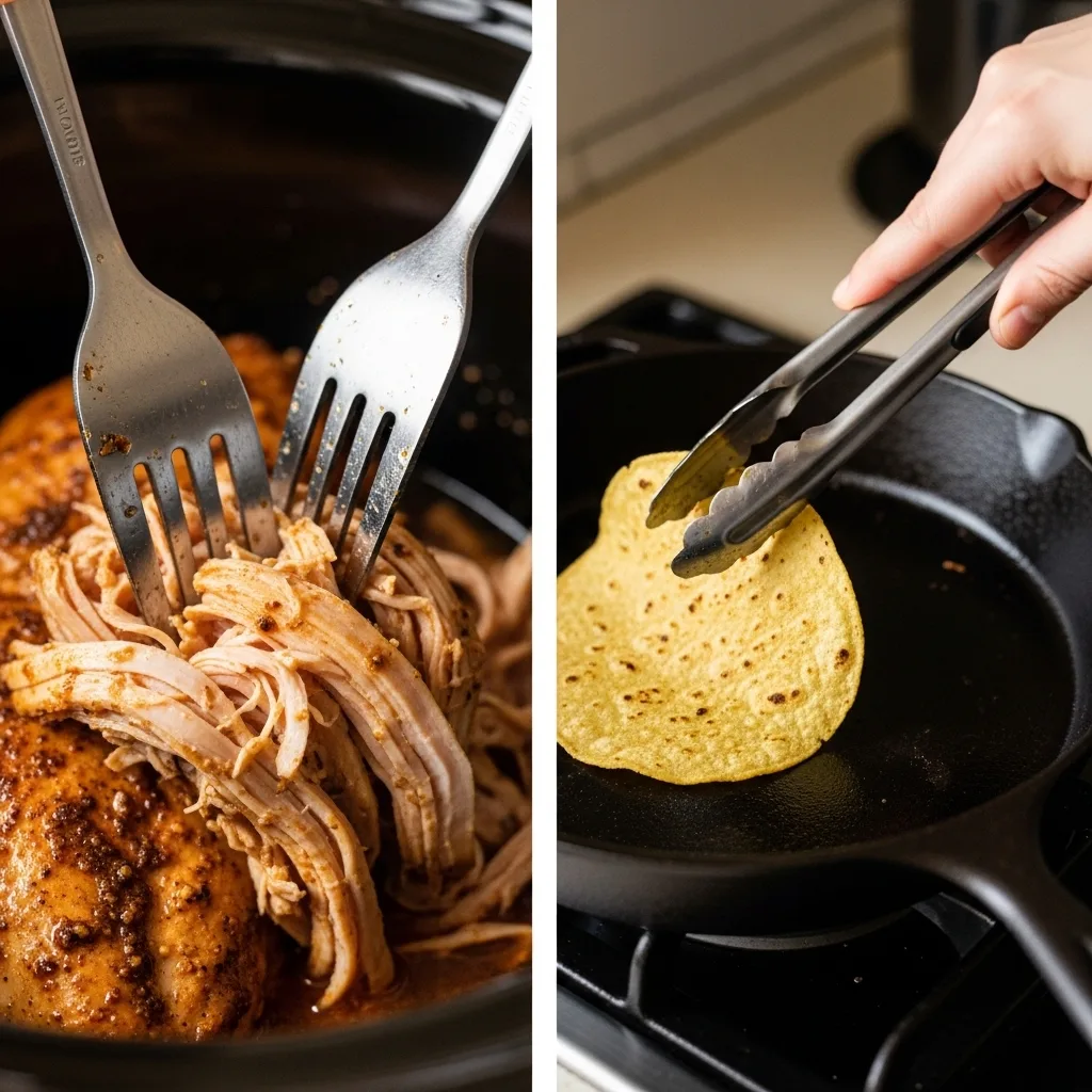 Slow Cooker Pulled Chicken Tacos 9 Slow Cooker Pulled Chicken Tacos
