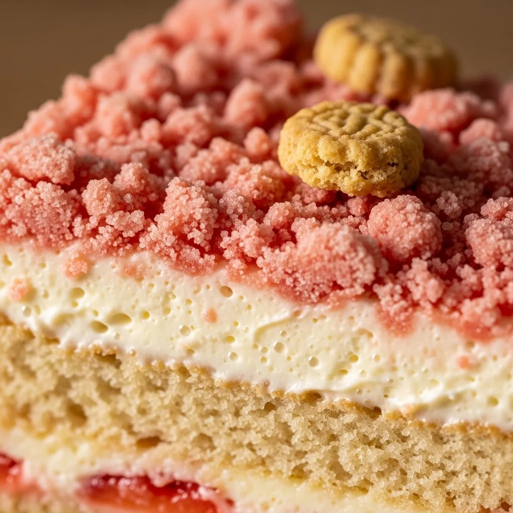 Strawberry Crunch Cake