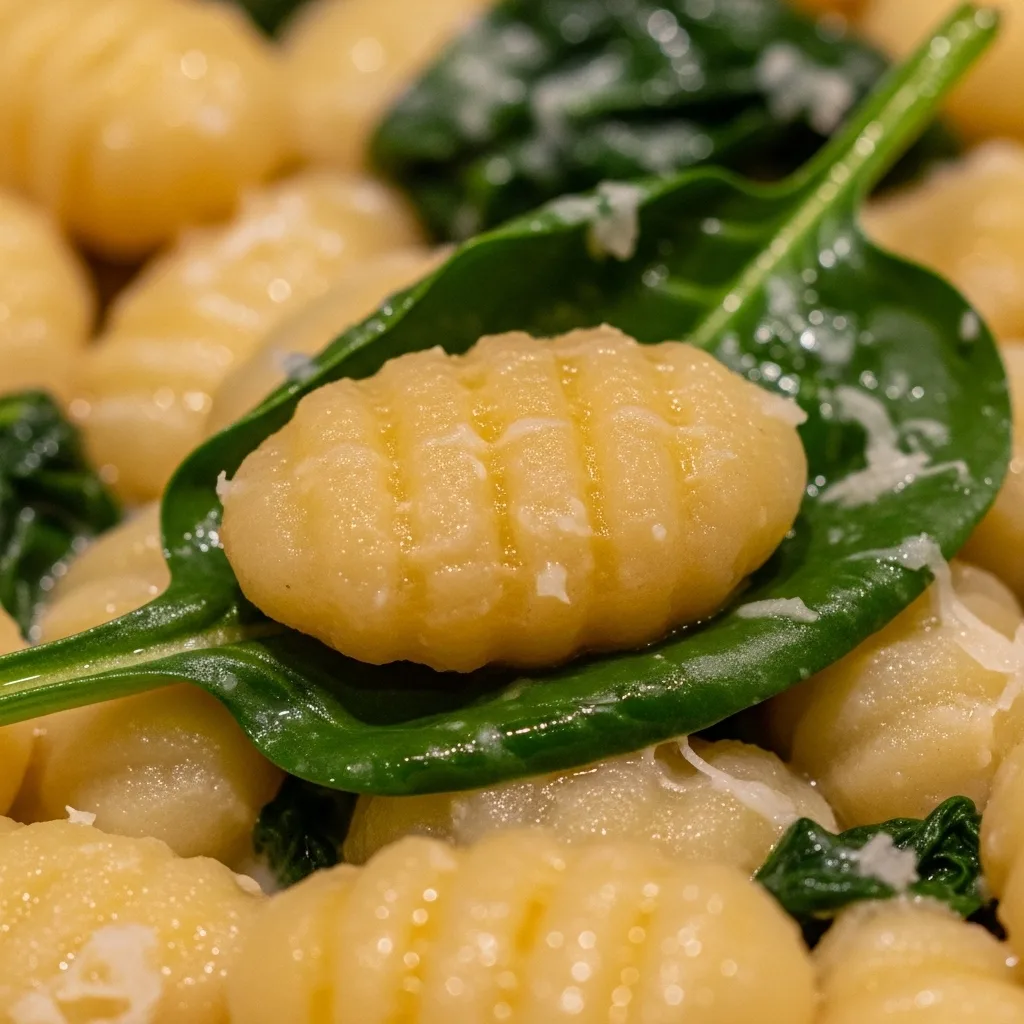 One Pot Spinach Ricotta Gnocchi