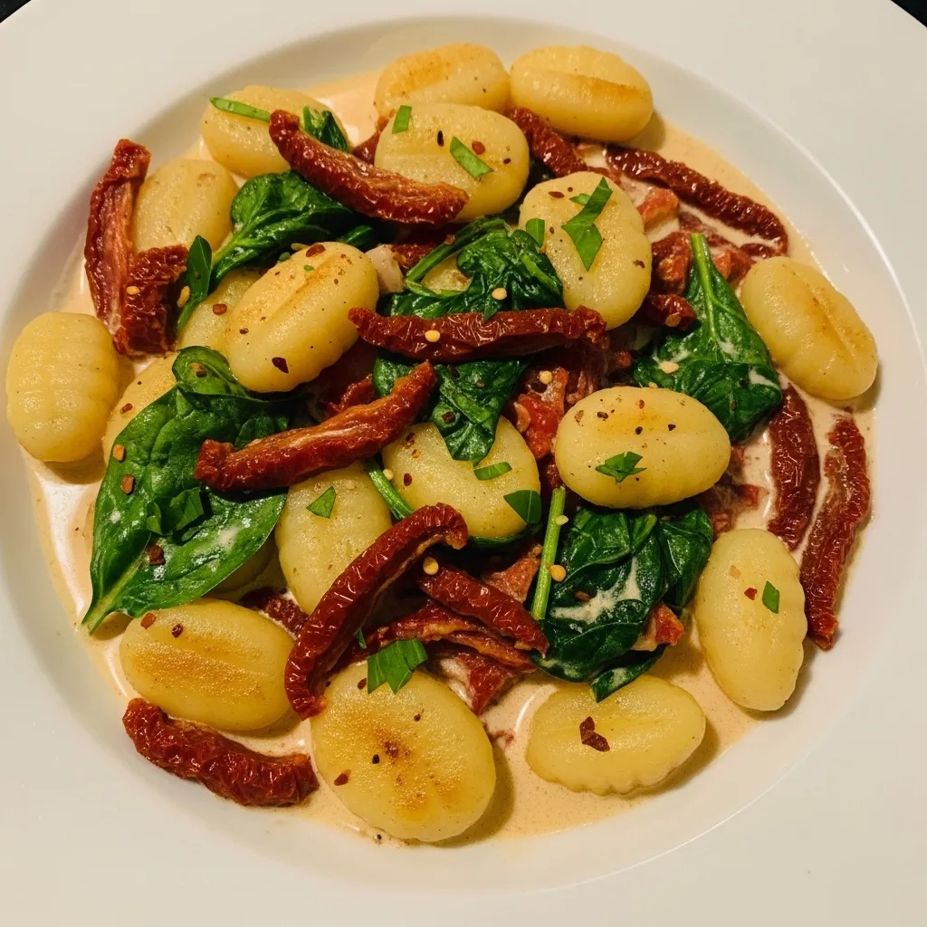 Sun-Dried Tomato Gnocchi Skillet