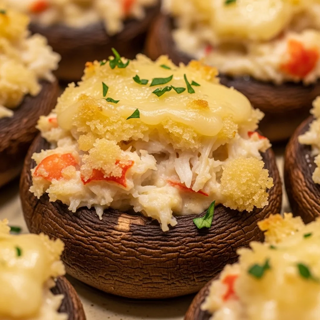 Crab Stuffed Mushrooms