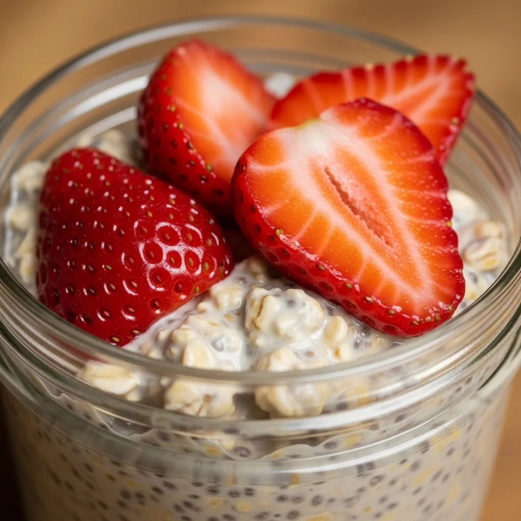 Strawberry Overnight Oats