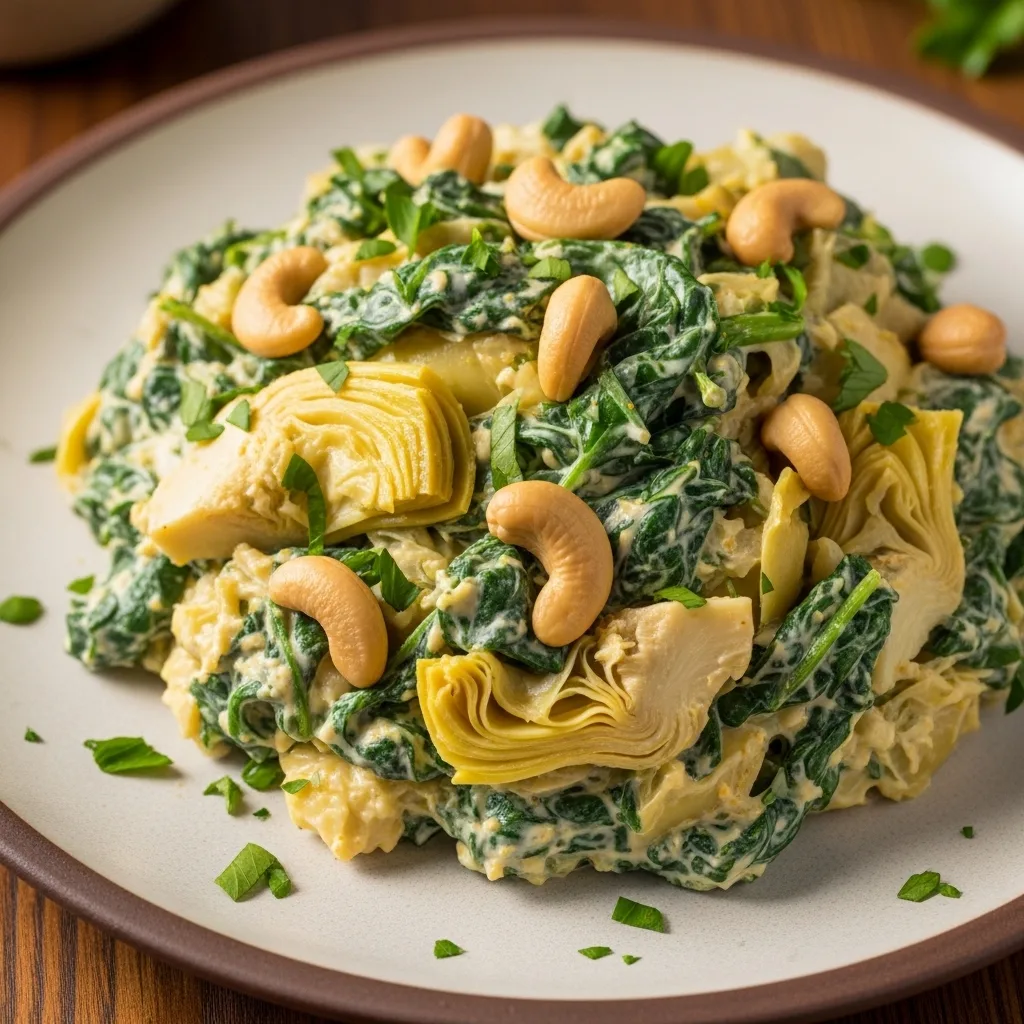 Vegan Spinach Artichoke Dip