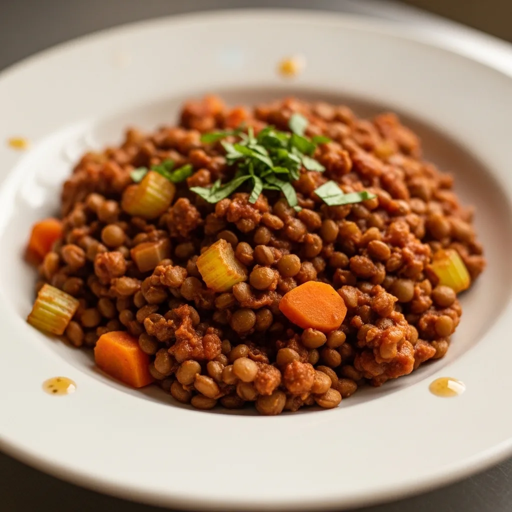 Vegan Lentil Bolognese