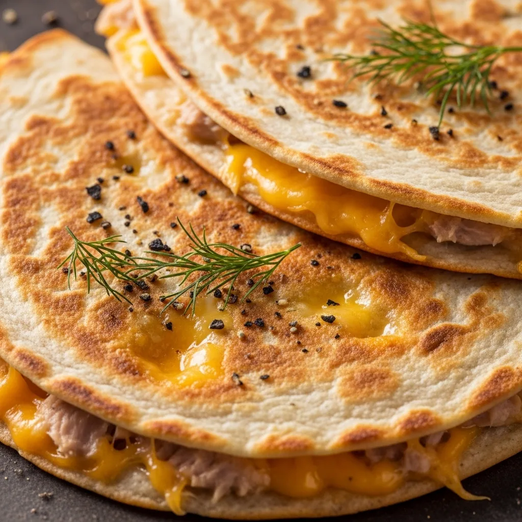 Tuna Melt Quesadillas