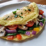 Egg White Veggie Omelette