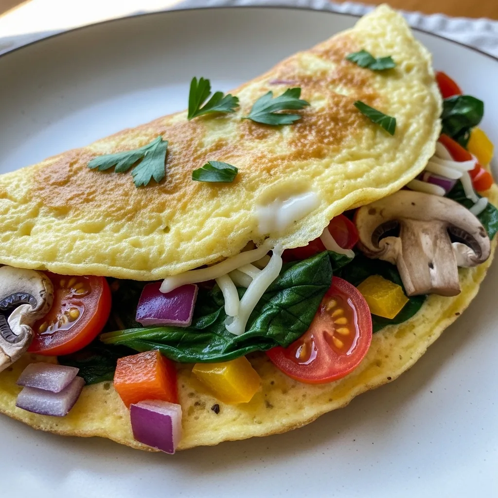 Egg White Veggie Omelette 10 Egg White Veggie Omelette