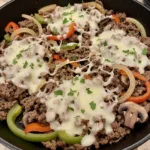 Philly Cheesesteak Skillet