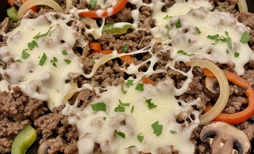Philly Cheesesteak Skillet