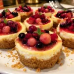 Air Fryer Mini Cheesecakes